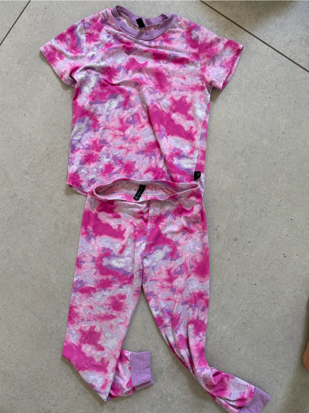 Pixielane Tie-Dye Two-Piece Lounge Set